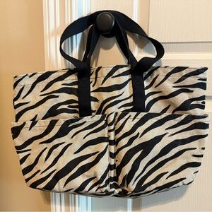 Stylish Zebra Print Tote Bag